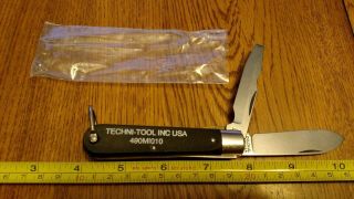 Vintage Colonial Prov.  Usa Tl - 29 Electricians/linesman Pocket Knife Saw Cut 23