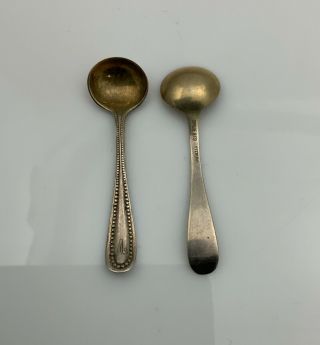 Vintage Shreve & Co.  Sterling Silver Salt Spoons