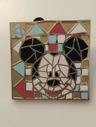 Disney Surprise Trading Pin 2003 Mosaic Square Mickey Mouse Rare Limited Le