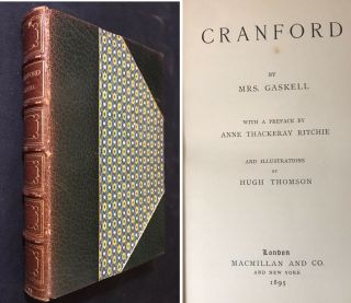 1895 Cranford,  Mrs.  Gaskell Hm Caldwell Pub 100,  Years Old Antique Rare Vintage