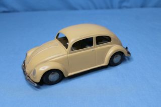 Rare 1950s Arnold Volkswagen Kafer Split Window Beetle Friction Plastic Vw Toy