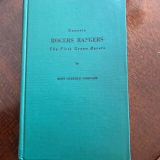 Very Rare " Rogers Rangers:the First Green Berets " Signed,  Numbered Ltd Ed 1969