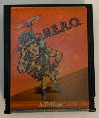 Rare Atari 2600 Activision H.  E.  R.  O.  Hero