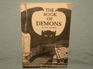 D&d 1st Edition Supplement - The Book Of Demons (ultra Rare From 1977 And Exc)