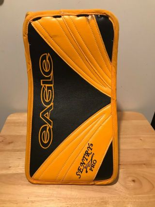 Eagle Sentry 3 Pro Hockey Goalie Blocker Glove.  Like,  Soft Palm Rare Find.