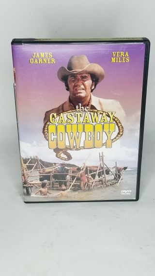 The Castaway Cowboy (dvd,  2000) Rare Oop (anchor Bay Disney) James Garner