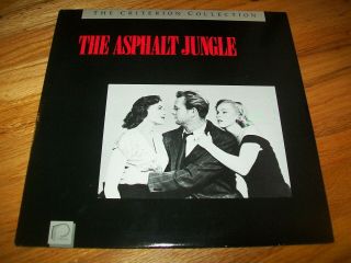 The Asphalt Jungle Criterion Laserdisc Ld Very Rare