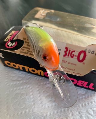 Deep Big O Cotton Cordell 4560 Lure in Package with Papers Sharp 2