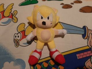 Very Rare Prototype Jakks Pacific Sonic The Hedgehog 7 " Plush Toy Sega