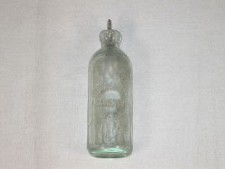 Rare Early 1900s M Benckart Bottler Hutchinson Soda Bottle Lexington Kentucky Ky