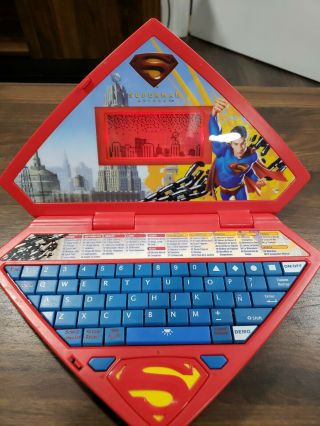Superman Returns Learning Laptop Computer Educational Games English Spanish Rare