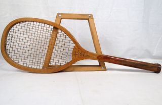 Antique Wright Ditson Tennis Racquet Racket 1899 - 1905 Strings Rare