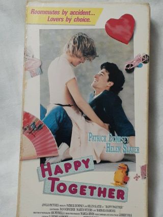Happy Together Vhs 1989 Patrick Dempsey Helen Slater Rare (oop) Out Of Print (htf)