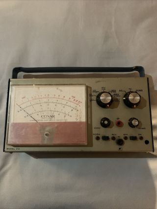 Vintage Conar Volt Meter Model 212