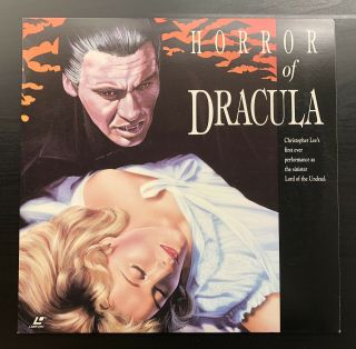 Rare Laserdisc Horror Of Dracula (1958) Starring Peter Cushing Christopher Lee