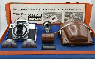 Agfa Optima Reflex Tlr Camera F2.  8 35mm - Very Rare - Great Collector Camera