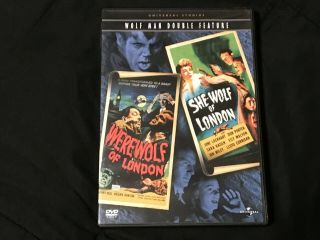 Werewolf Of London / She - Wolf Of London Dvd Horror Double Feature Rare Oop