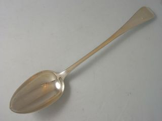 Rare Chawner 1820 Old English Silver Basting Spoon 122 Grams Crest Example