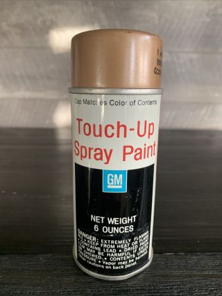 Rare Full Nos Vintage Gm General Motors Touch Up Paint Can Oil Can Sign