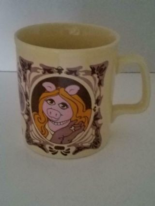 Vintage The Muppet Show - Miss Piggy Coffee Mug Rare 1978 Kiln Craft - England