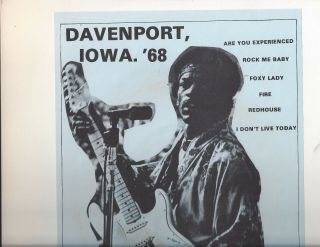 Jimi Hendrix: Davenport Iowa 1968 [super Rare 2 Lp Collector Edition]