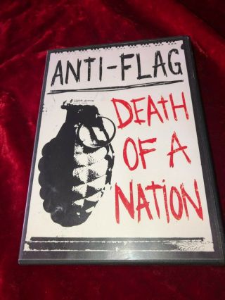 Rare 2004 Anti Flag Death Of A Nation Dvd Punk Hardcore Kbd
