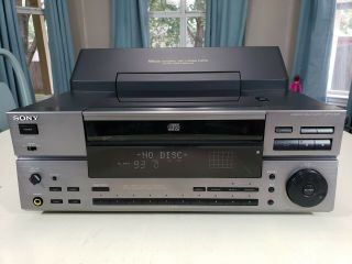 Sony Cdp - Cx100s 100 - Disc Cd Changer Player W/optical Out (japan Made) Rare