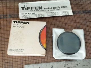 Rare Vtg Tiffen 49mm Nd 0.  7 Filter,  Nd.  7,  2 1/4 Stop Neutral Density Filter