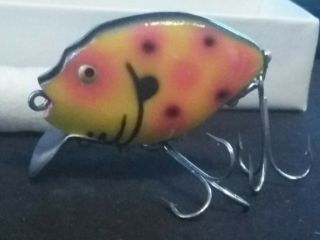 Heddon Pumpkin Seed 9630 Special Order Colors Fishing Lure Gold Eye Box Rare Htf