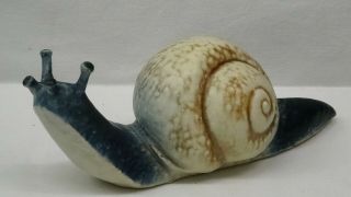 Rare Langley Mill Pottery,  Langley Ware Snail Animal Figure,  11 " Long,  1930 
