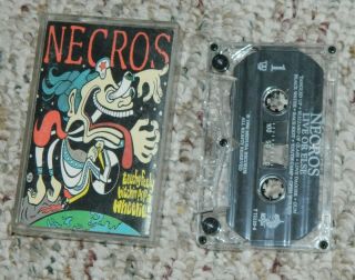 Necros Cassette/tape Live Or Else Medusa Records 1990 Rare