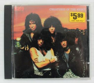 Creatures Of The Night By Kiss Cd W/rare Alternate Cover (no Makeup) 1982 Mercury