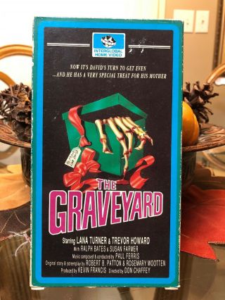 The Graveyard (vhs) Tape Rare Oop Horror Lana Turner Interglobal