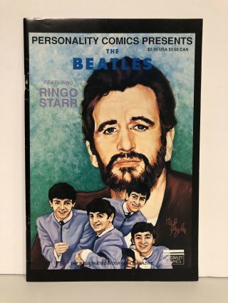 The Beatles 4 Ringo Starr Personality Comics 1992 Rare Illustrated Biography