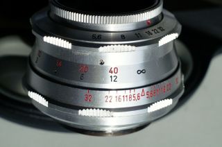 M39 Staeble - Telenon 5.  6/90 Braun Paxette Leica L39 Near With Remark Rare.