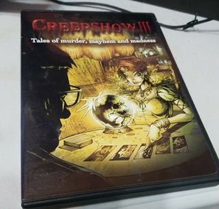 Creepshow Iii 3 Dvd,  Rare,  Oop Horror
