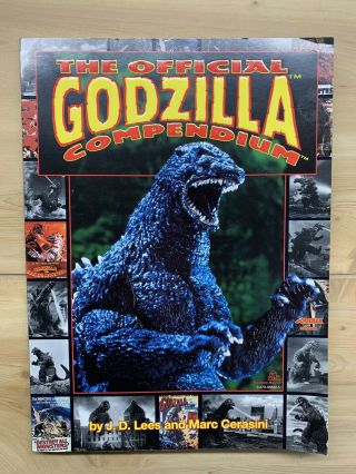 Rare The Official Godzilla Compendium Lees / Cerasini Out Of Print 1998