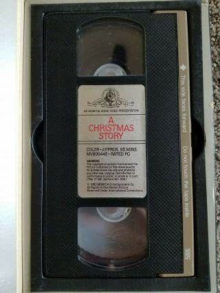 A Christmas Story (VHS,  1983) - Rare MGM Big Box (1984) 3