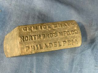 Antique Gem Ice Shave Shaver - Snow Cone Maker by North Bros Philadelphia PA c715 2