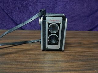 Vtg Antique Kodak Duaflex Ii 2 Film Camera W/kodet Lens