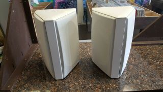 Polk Audio Home Theater Surround Sound Speakers Fx500lc - Rare White Color Wow