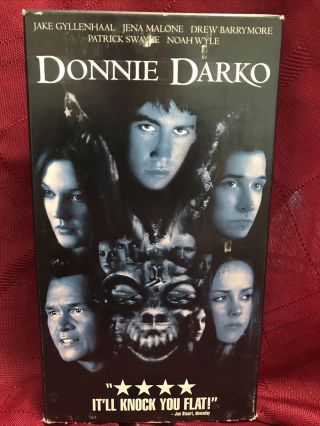 Donnie Darko (vhs,  2002) White Shell Casing Rare Htf Hollywood Video