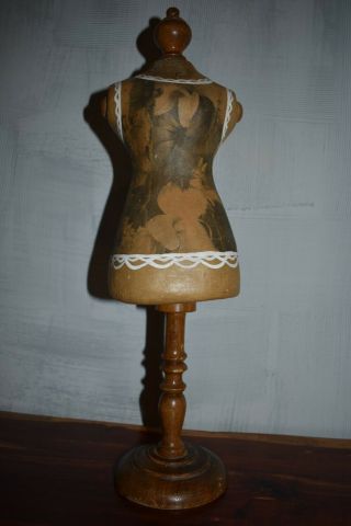 Small Mini Shabby Decorative Tabletop Mannequin Dress Form (d) Jewelry Display