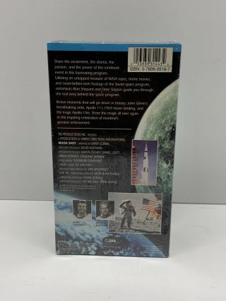 MOON SHOT : THE INSIDE STORY OF THE APOLLO PROJECT VHS VCR 2 - TAPE SET RARE 3