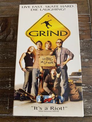 Grind (2004) Rare Skateboarding Movie On Vhs - Adam Brody & Mike Vogel