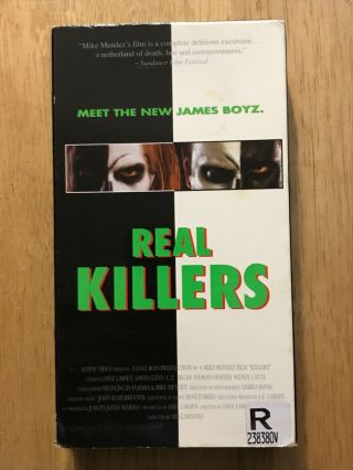 Real Killers Vhs Rare Horror Exploitation Mike Mendez Sov