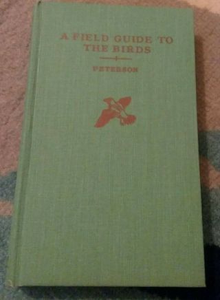 Vintage Antique A Field Guide To The Birds Peterson 1947