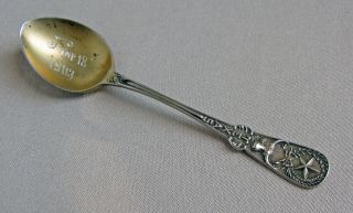 Texas Sterling Silver Souvenir Demitasse Spoon By Paye & Baker;l108