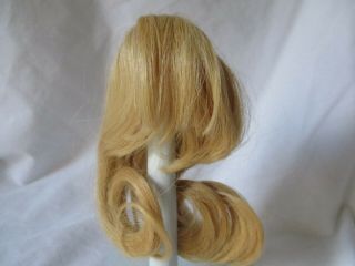 vintage antique doll wig blond Imsco made in Korea 100 Human hair 7 