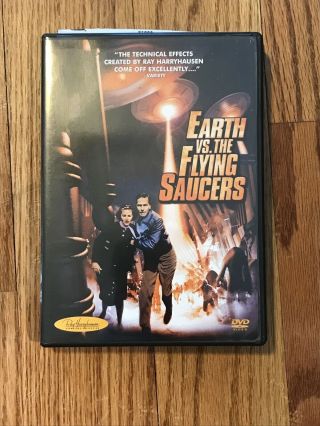 Earth Vs.  The Flying Saucers (dvd,  2002) Rare,  Oop (1956) Sci - Fi Classic